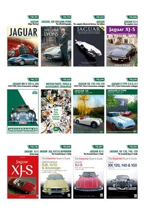 Kirjallisuus - Jaguar XJS - Jaguar-Daimler varaosat - Books Jaguar