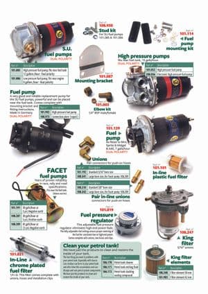 Benzinepompen - British Parts, Tools & Accessories - British Parts, Tools & Accessories reserveonderdelen - Fuel pumps