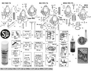 Carburators - Mini 1969-2000 - Mini reserveonderdelen - Carburettors & repair kits