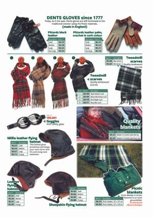 Accessoires - Austin-Healey Sprite 1964-80 - Austin-Healey reserveonderdelen - Hats & gloves