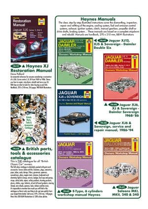 Kirjallisuus - Jaguar XK120-140-150 1949-1961 - Jaguar-Daimler varaosat - Manuals