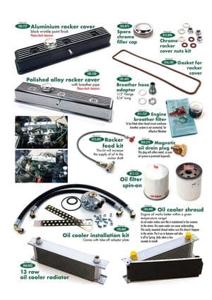 Olie filters & koeling - Triumph GT6 MKI-III 1966-1973 - Triumph reserveonderdelen - Engine & power tuning