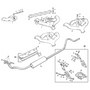 Exhaust & Emission systems - MG Midget 1958-1964 - MG - spare parts - Exhaust system + mountings