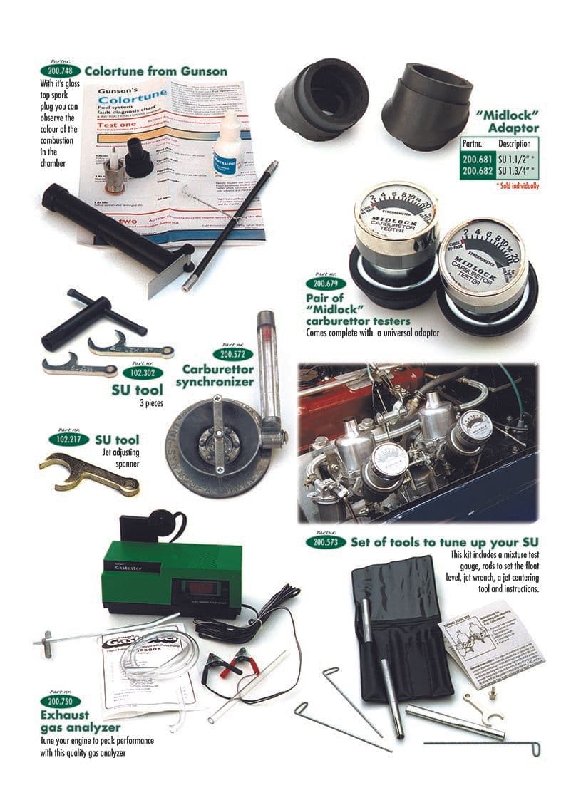 Carburettor Tools - dílna & nářadí - Údržba & skladování - Mini 1969-2000 - Carburettor Tools - 1
