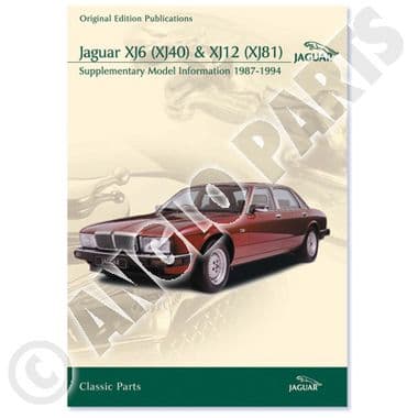 CD ROM XJ40 SUPPLMNT - Jaguar MKII, 240-340 / Daimler V8 1959-'69