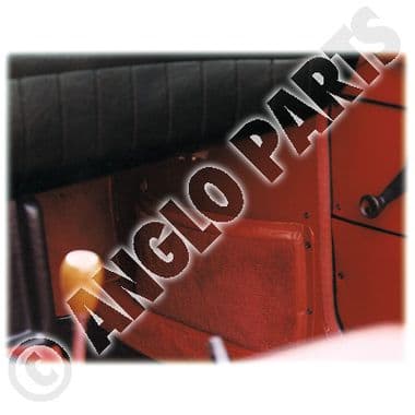 MAP POCKET, RED / MGB | Webshop Anglo Parts
