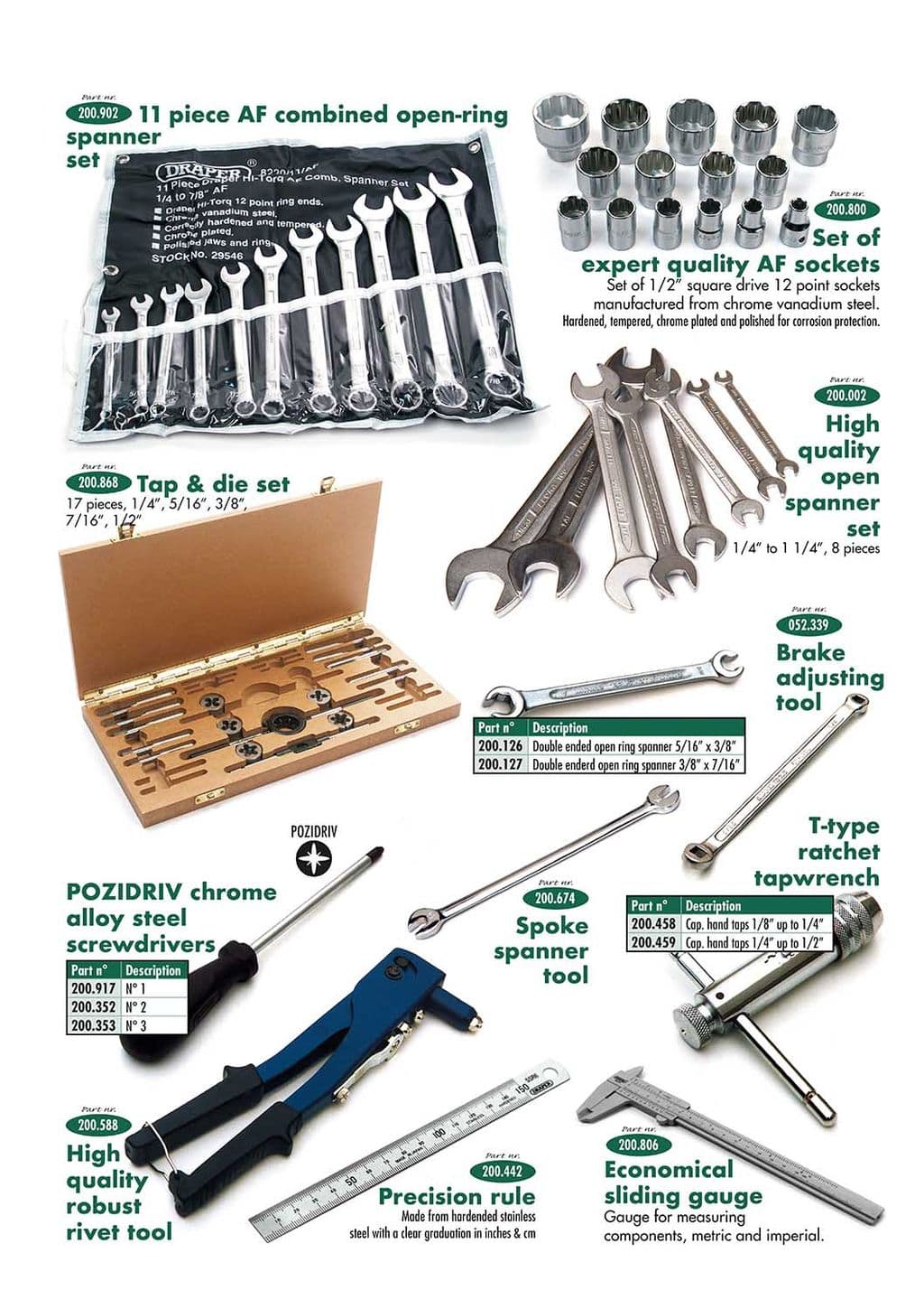 Tools 2 - Warsztat & Narzędzia - Konserwacja & przechowywanie - Triumph TR5-250-6 1967-'76 - Tools 2 - 1