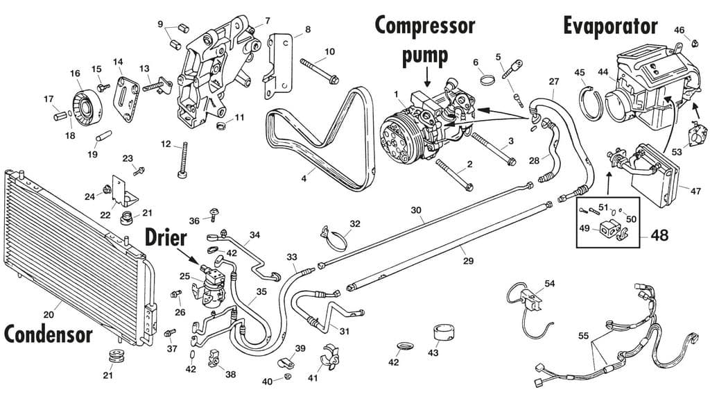 MGF-TF 1996-2005 - AC compressors & clutches - 1