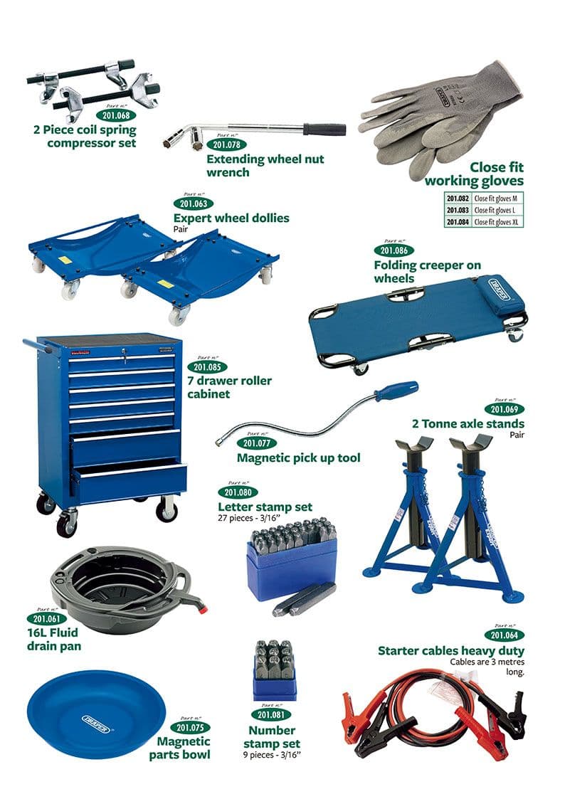 Tools - Werkplaats & gereedschap - Onderhoud & opslag - Jaguar XK120-140-150 1949-1961 - Tools - 1