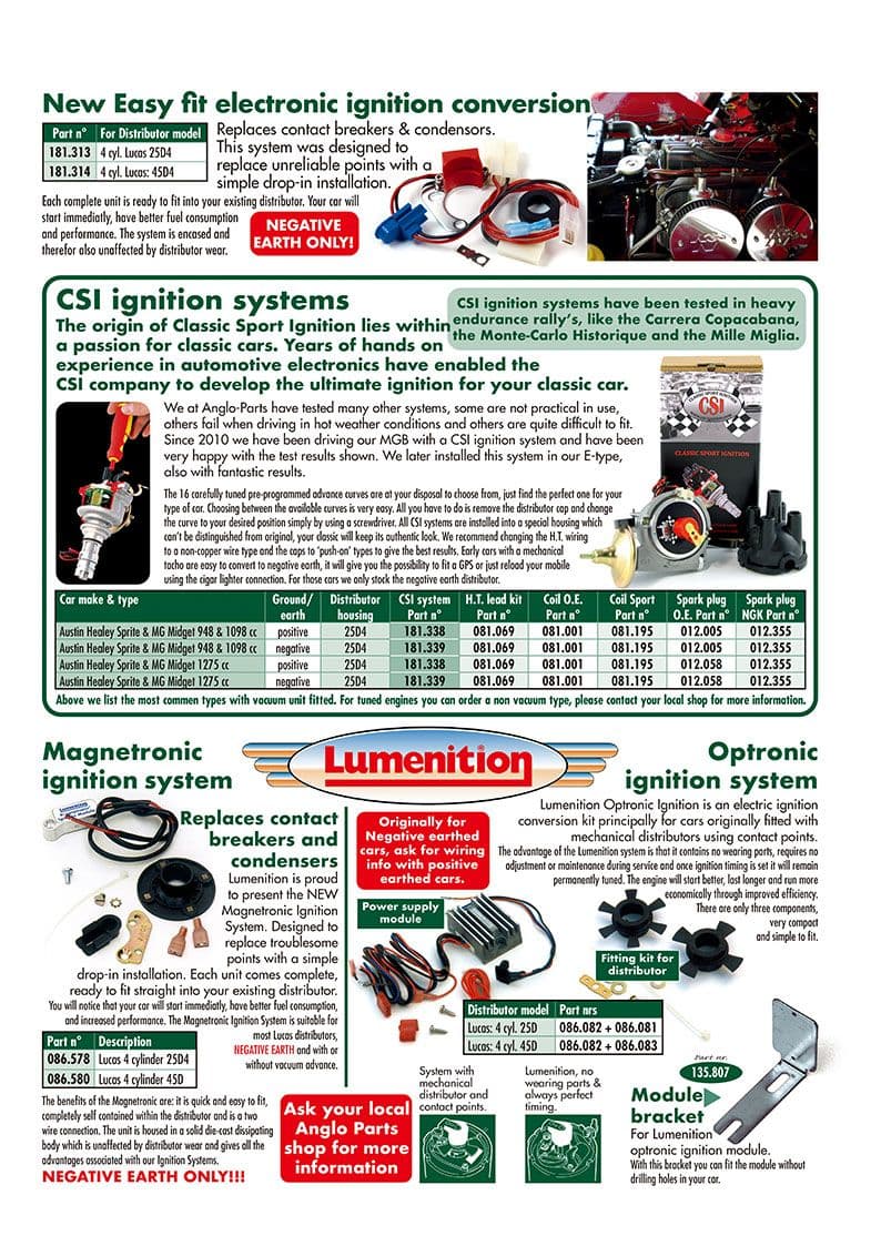 Ignition improvements - Ulepszenie silnika - Akcesoria I ulepszenia (tuning) - MG Midget 1958-1964 - Ignition improvements - 1