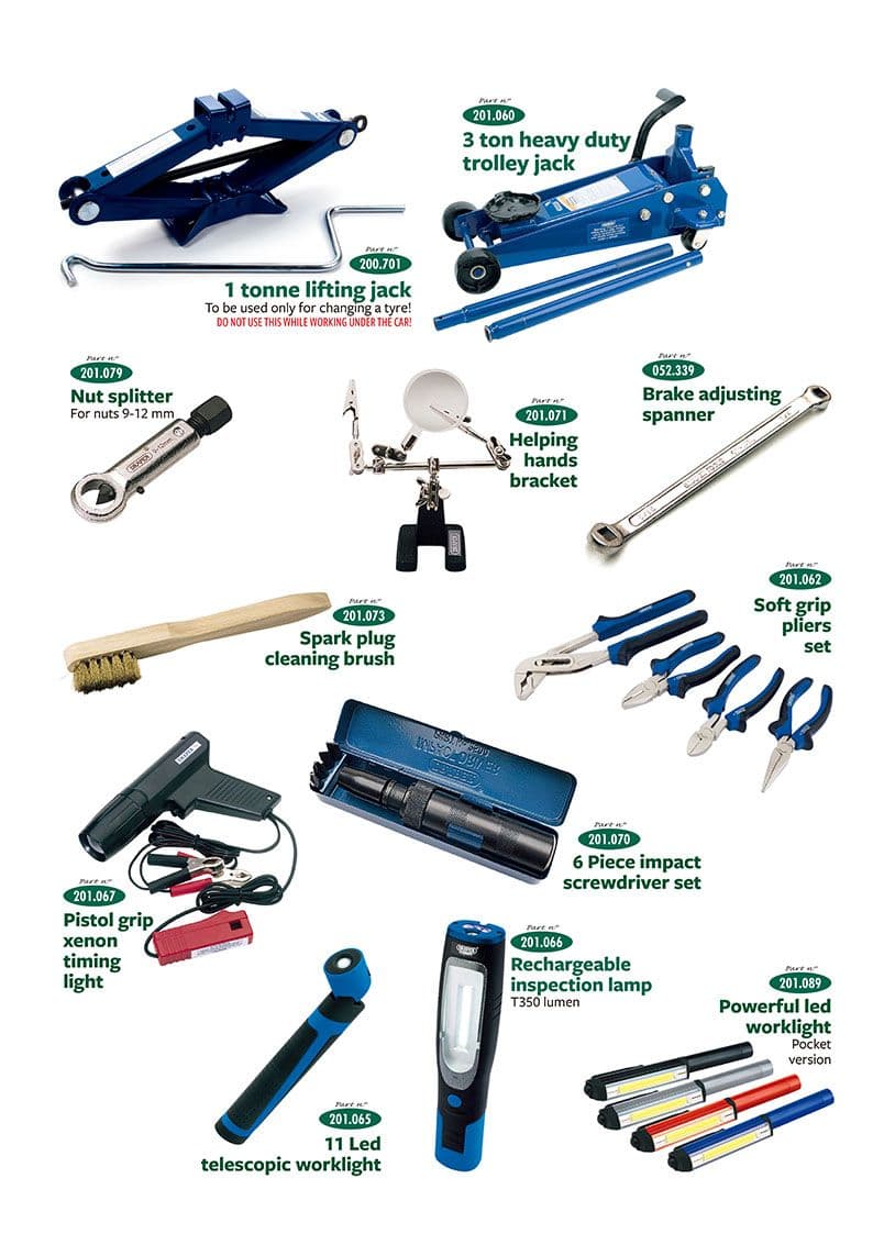 Tools - Werkplaats & gereedschap - Onderhoud & opslag - MGF-TF 1996-2005 - Tools - 1