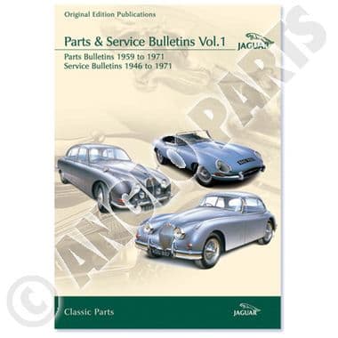 CD BULLETINS -1- - Jaguar MKII, 240-340 / Daimler V8 1959-'69