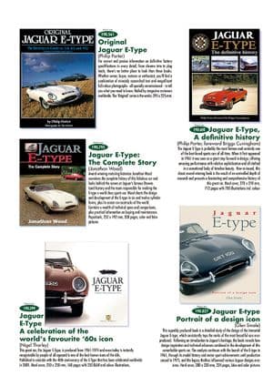 Kirjallisuus - Jaguar E-type 3.8 - 4.2 - 5.3 V12 1961-1974 - Jaguar-Daimler varaosat - Books E-type