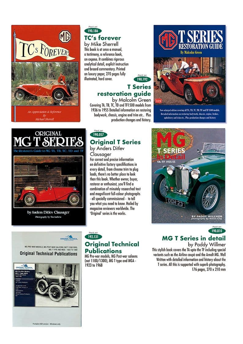 Books - Manuals - Books & Driver accessories - MGTC 1945-1949 - Books - 1