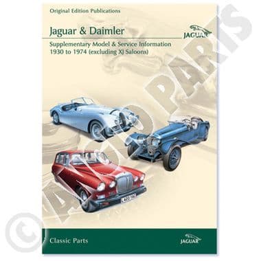 CD JAG SUPPL.30-74 - Jaguar MKII, 240-340 / Daimler V8 1959-'69