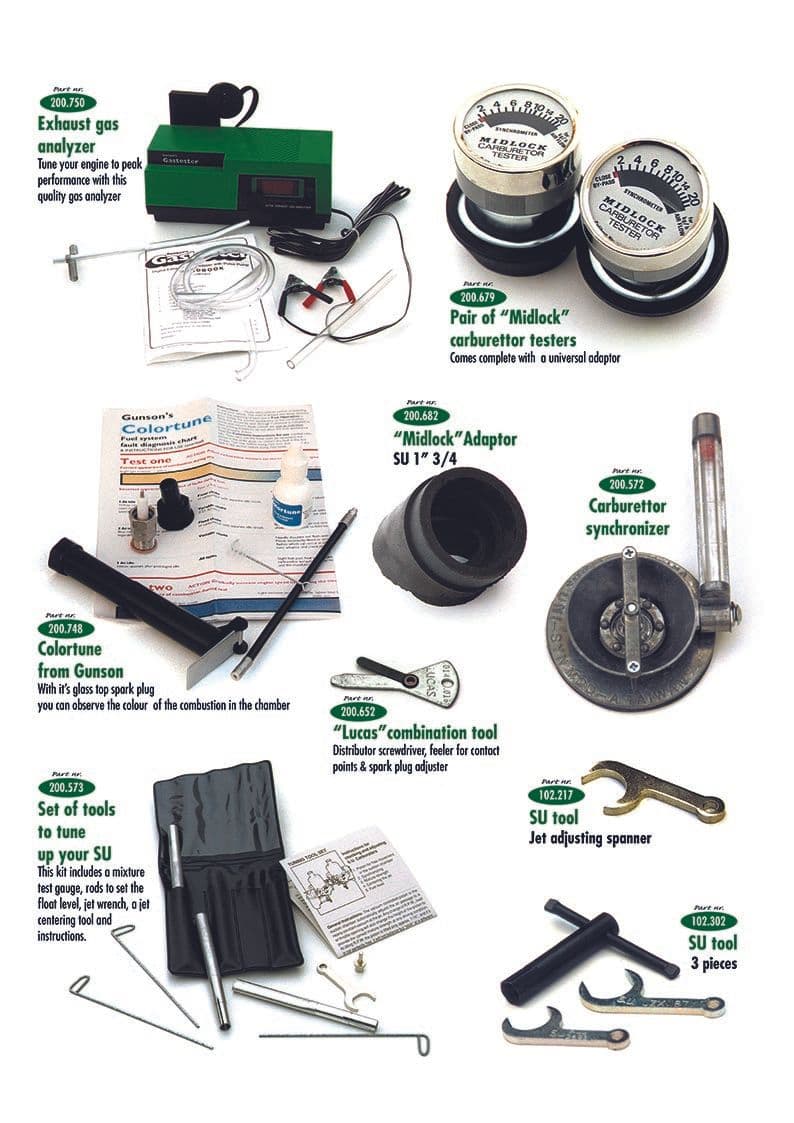 Carburettor Tools - taller y herramientas - Mantenimiento y almacenamiento - Jaguar XJS - Carburettor Tools - 1