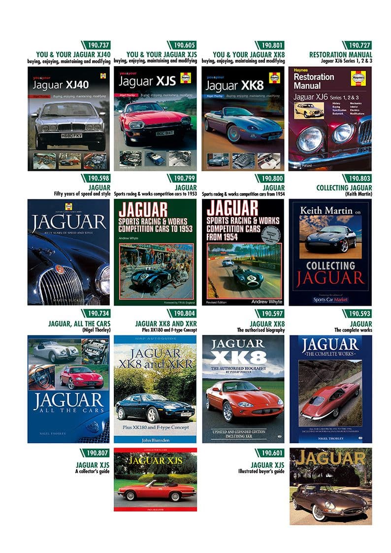 Books - Livres - Librairie & accessoires du pilote - Jaguar XJS - Books - 1