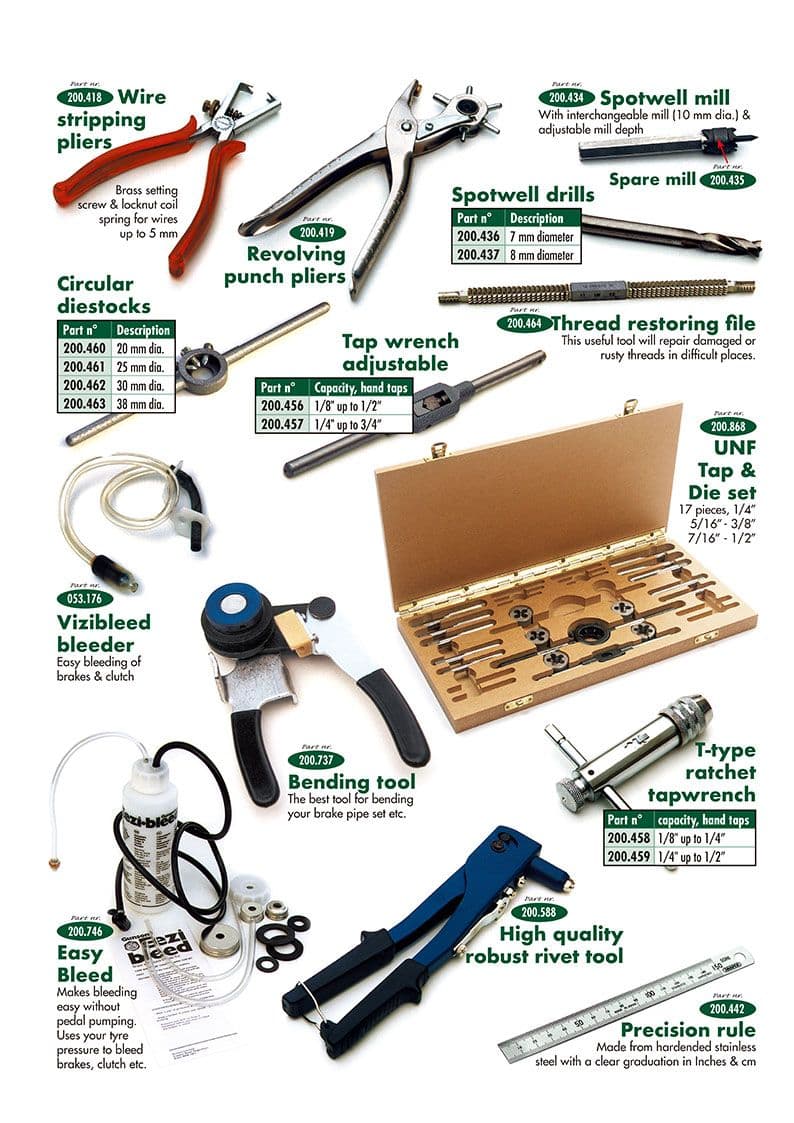 Tools 2 - Warsztat & Narzędzia - Konserwacja & przechowywanie - MG Midget 1958-1964 - Tools 2 - 1