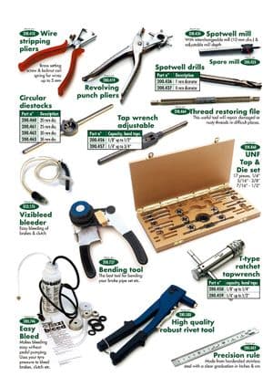 Verkstad och verktyg - Austin-Healey Sprite 1958-1964 - Austin-Healey reservdelar - Tools 2