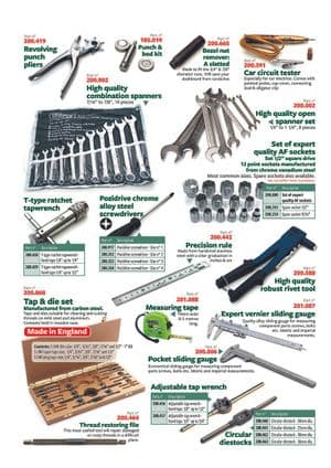 taller y herramientas - MGB 1962-1980 - MG piezas de repuesto - Tools