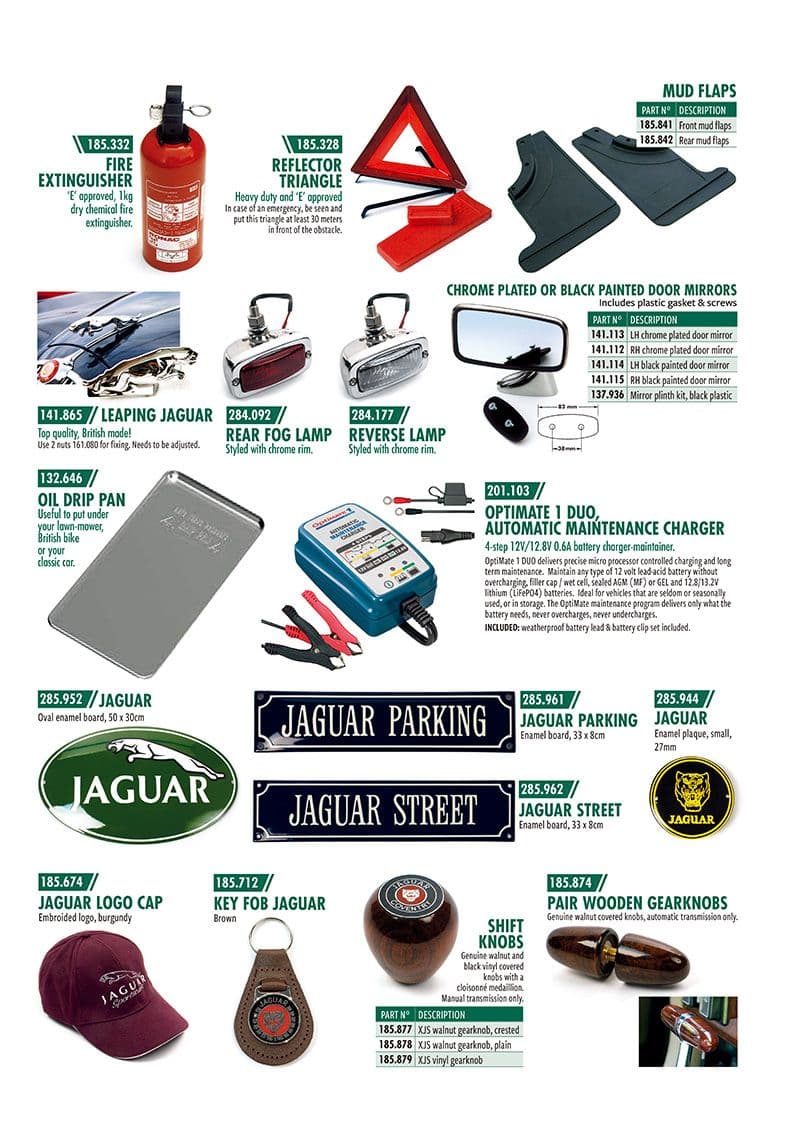 Accessories - Stickers & enamel plates - Books & Driver accessories - Jaguar E-type 3.8 - 4.2 - 5.3 V12 1961-1974 - Accessories - 1
