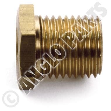 BRASS MALE NUT1/4BSP-5/16TUBE - British Parts, Tools & Accessories
