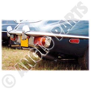 OVERRIDER, CHROME, REAR, RH / E2 - Jaguar E-type 3.8 - 4.2 - 5.3 V12 1961-1974