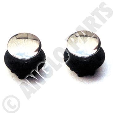 2 CHROME PLUGS 12mm | Webshop Anglo Parts