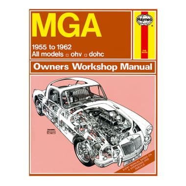 HAYNES WORKSHOP MANUAL : MGA (1955-1962) - MGA 1955-1962