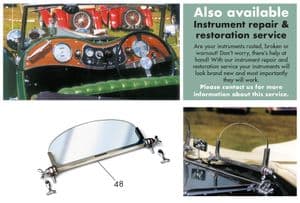 salpicaderos y componentes - MGTC 1945-1949 - MG piezas de repuesto - Dashboard & instruments
