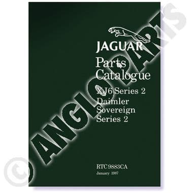 XJ6 II PARTS BOOK | Webshop Anglo Parts