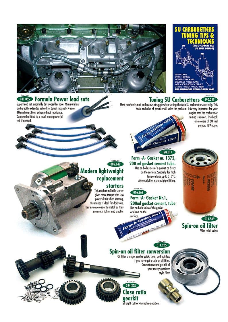 MGC 1967-1969 - Oil filters | Webshop Anglo Parts - Engine improvements - 1