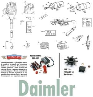 Układ zapłonowy Daimler - Jaguar MKII, 240-340 / Daimler V8 1959-'69 - Jaguar-Daimler części zamienne - Daimler ignition