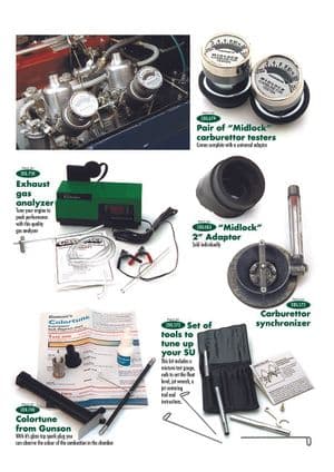 Workshop & Tools - Jaguar XJ6-12 / Daimler Sovereign, D6 1968-'92 - Jaguar-Daimler spare parts - Carburettor tools
