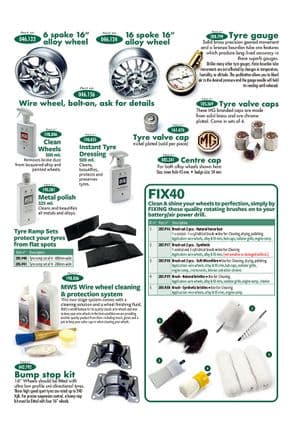 péče o karoserii - MGF-TF 1996-2005 - MG náhradní díly - Wheels & accessories