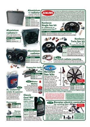 Engine amélioration refroidissement - Jaguar E-type 3.8 - 4.2 - 5.3 V12 1961-1974 - Jaguar-Daimler pièces détachées - Cooling upgrade
