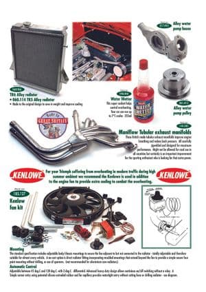 Układ chłodzenia poprawiony - Triumph TR5-250-6 1967-'76 - Triumph części zamienne - Engine & power tuning 3