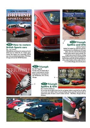 Boeken - Triumph GT6 MKI-III 1966-1973 - Triumph reserveonderdelen - Books