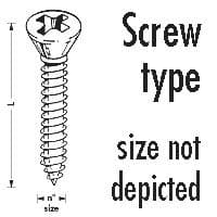10X3/4R'CSK POZ.S/T SCREW CHM | Webshop Anglo Parts
