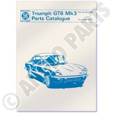 GT6 MK3 PARTS LIST | Webshop Anglo Parts