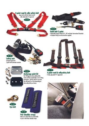 Accessories - Triumph TR5-250-6 1967-'76 - Triumph 予備部品 - Competition & safety parts