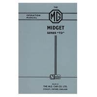 MG TD OWNERS HANDBOOK - 190.011 | Webshop Anglo Parts