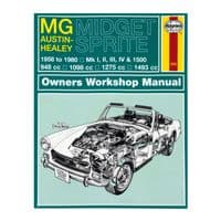 HAYNES WORKSHOP MANUAL : MG MIDGET & AUSTIN HEALEY SPRITE (1958-1980) - 190.044