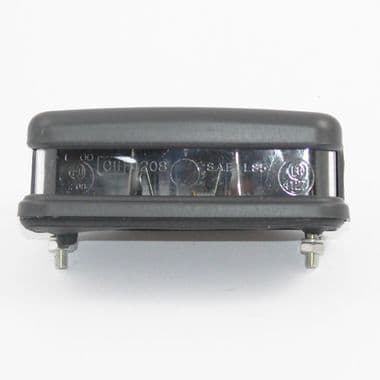 LAMP, NUMBER PLATE, BLACK | Webshop Anglo Parts
