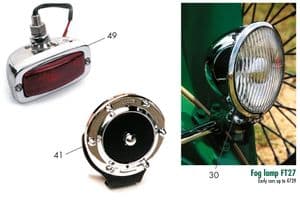 Fixations de carrosserie - MGTC 1945-1949 - MG pièces détachées - Lamps