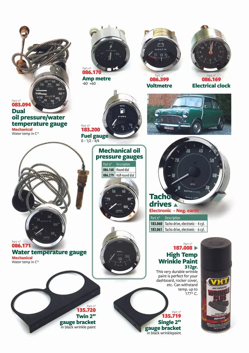 British Parts, Tools & Accessories - Volt meters - 1