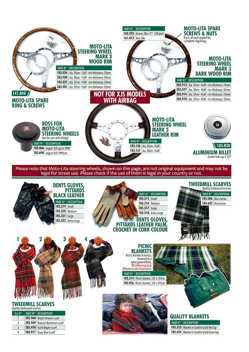 Steering wheels, shawls, gloves - Hats & gloves - Books & Driver accessories - MG Midget 1958-1964 - Steering wheels, shawls, gloves - 1