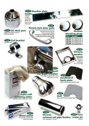 Chrome accessories | Webshop Anglo Parts