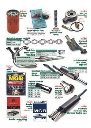 escape deportivo - MGB 1962-1980 - MG piezas de repuesto - Sport exhaust & tuning