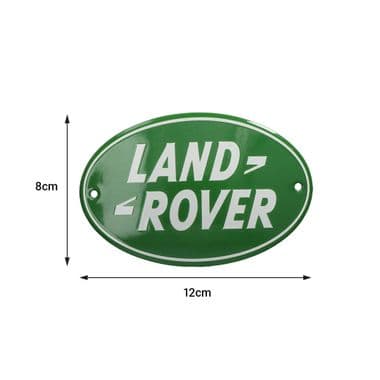 LAND ROVER OVAL EMAILLE SMALL | Webshop Anglo Parts